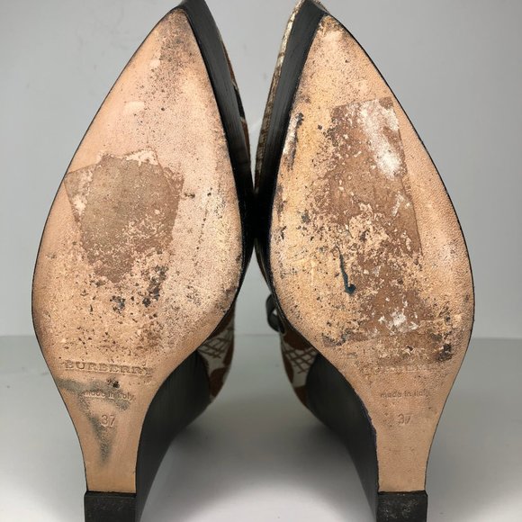 Burberry Prorsum Wedge Heel Platform Ankle Strap - Picture 5 of 5